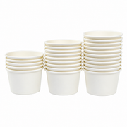 Contenedor de Polipapel para Helado con Diseño Ice Cream 4 oz sin Tapa Paquete x 25 un.