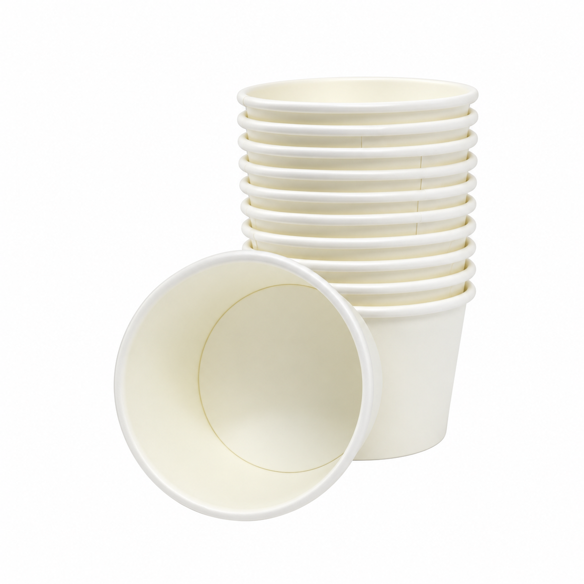 Contenedor de Polipapel para Helado con Diseño Ice Cream 4 oz sin Tapa Paquete x 25 un.
