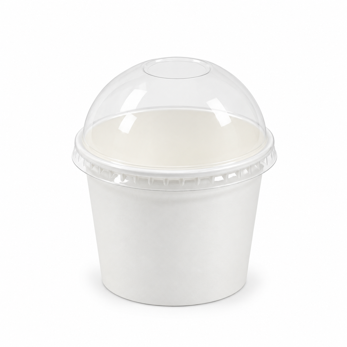 Contenedor de Polipapel para Helado con Tapa SMP 12 oz Paquete x 25 un.