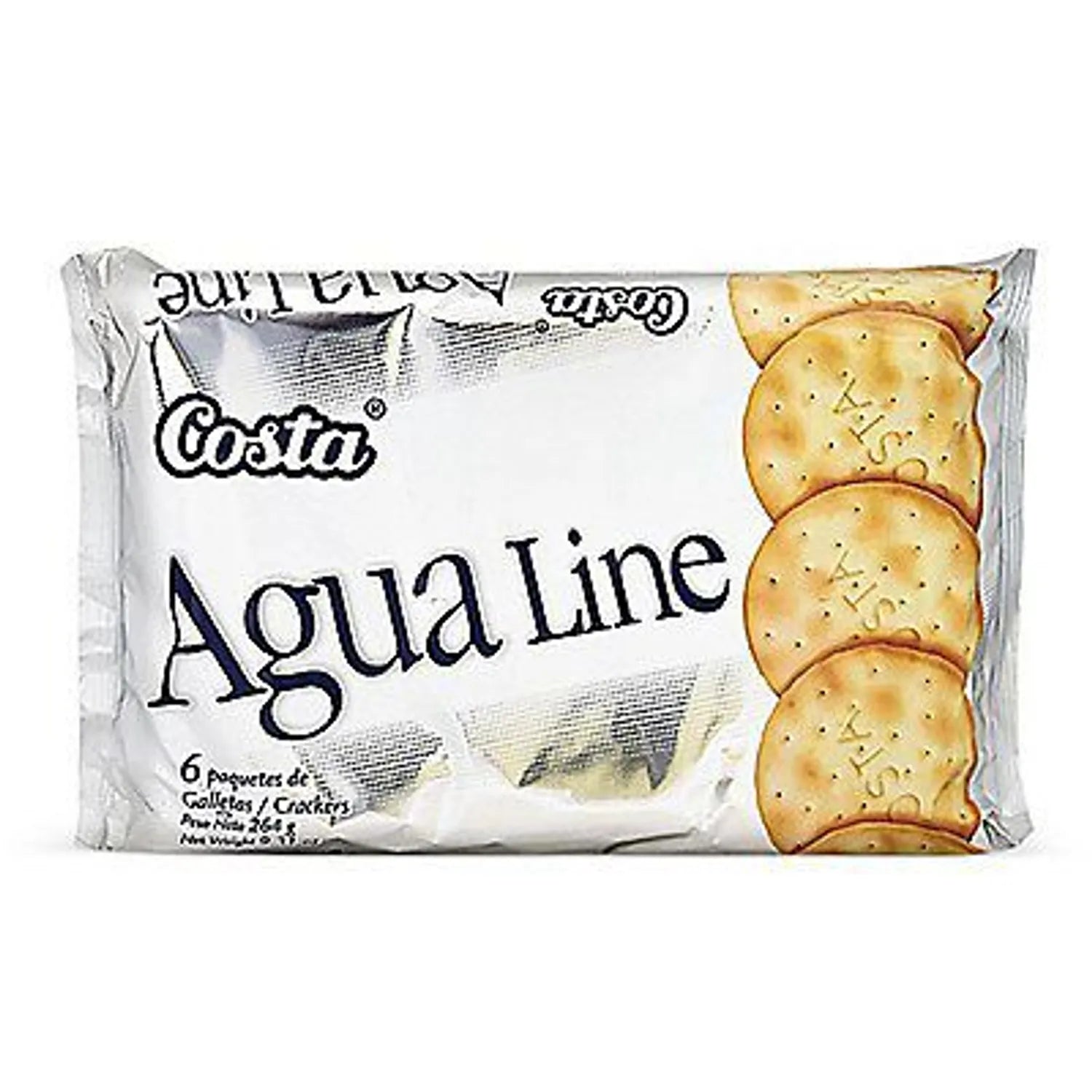 Costa Galletas Agua Line Bolsa 6Und 252g