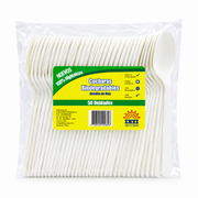 Cuchara Biodegradables Inti Almidón de Maíz Paquete x 50 un.