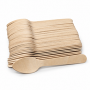 Cucharadita Ecológico de Bambú/Madera Advan Paquete 50 un.