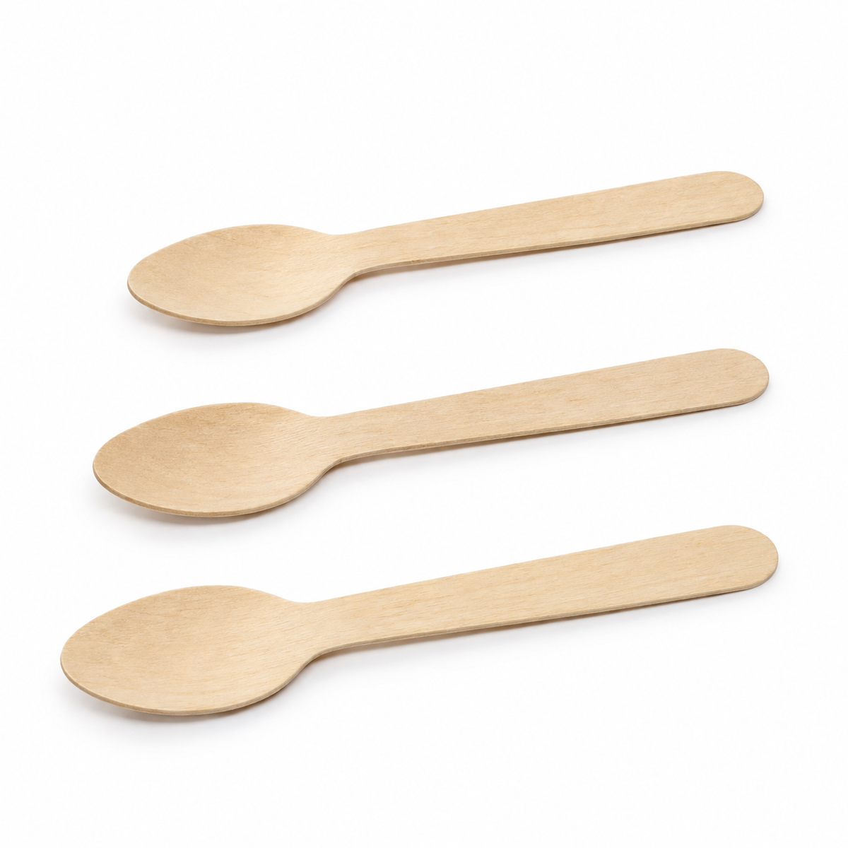 Cucharadita Ecológico de Bambú/Madera Advan Paquete 50 un.