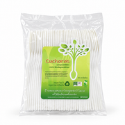 Cucharas Compostables 100% Biodegradables de CPLA Advan Paquete x 50 un.