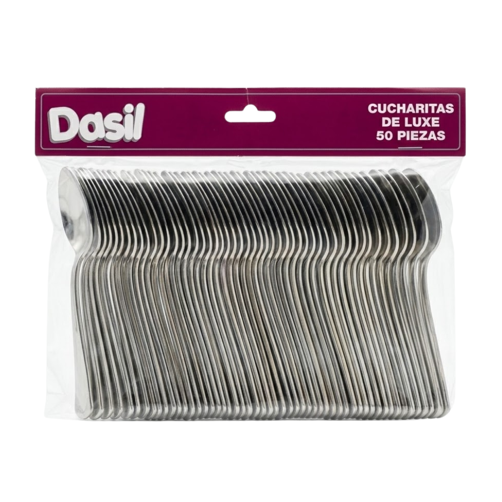 Cucharita Dasil Plastico Paquete 50 un.