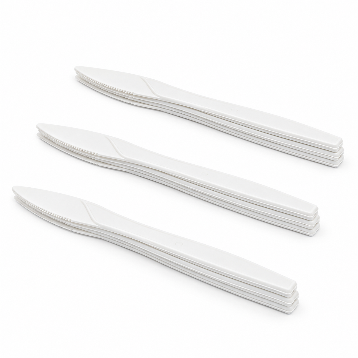 Cuchillo Biodegradables Inecoware Almidón de Maíz 16 cm Paquete x 100 un.