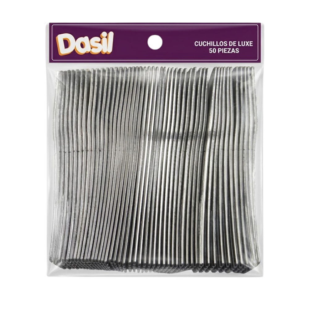 Cuchillo Dasil Plastico Paquete 50 un.