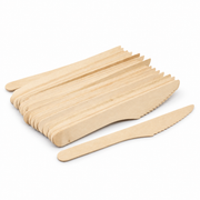 Cuchillo Ecológico de Bambú/Madera SMP 15 cm Paquete 50 un.