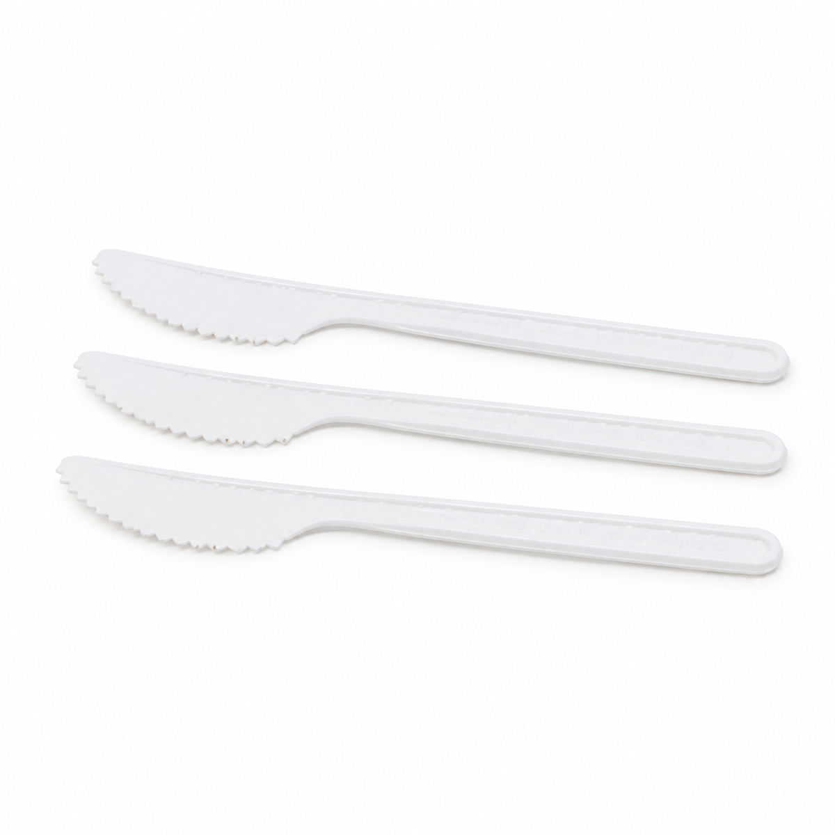 Cuchillo de Fecula de Maiz N°6 Inka Mediano Compostable Paquete x 50 un.