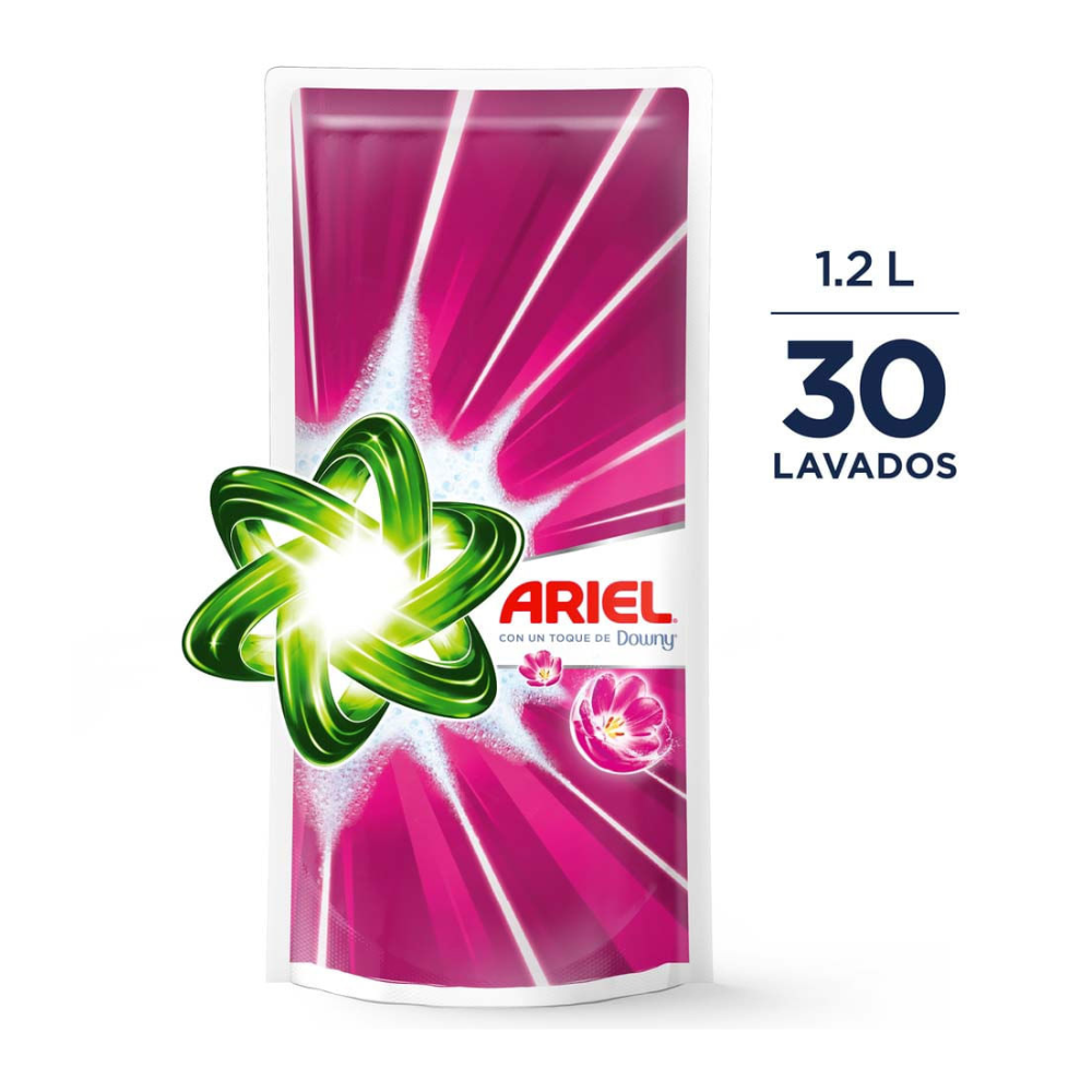 Detergente Líquido Ariel Toque de Downy Doypack 1.2Lt