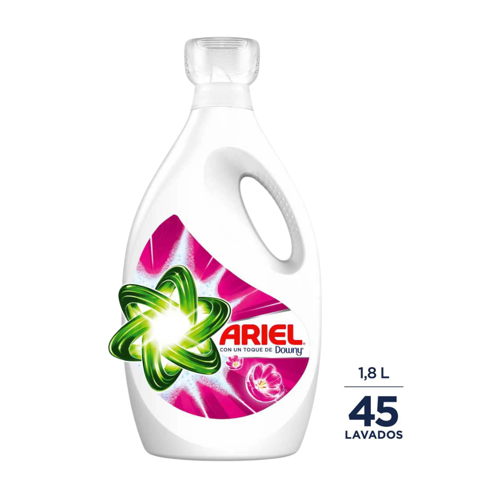 Detergente Líquido Ariel Toque de Downy Frasco 1.8Lt