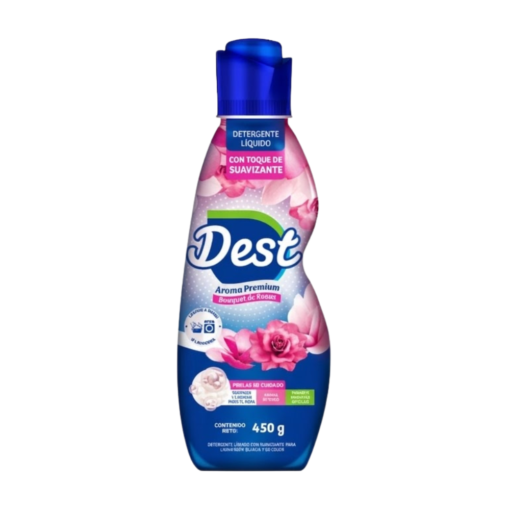 Detergente Liquido con Suavizante Dest Frasco 450gr