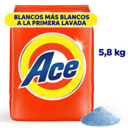 Detergente en Polvo Ace Bolsa 5.8 Kg