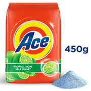 Detergente en Polvo Ace Limón 450Gr