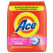 Detergente en Polvo Ace Limpieza Completa Floral 700Gr