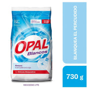 Detergente en Polvo Opal Blancos 730Gr