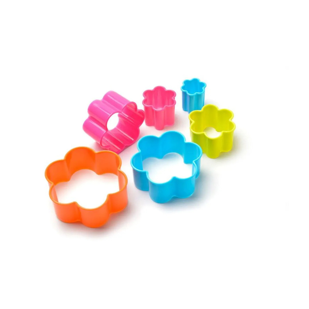Molde de Galletas Press Modelo Flor Set 6 un.