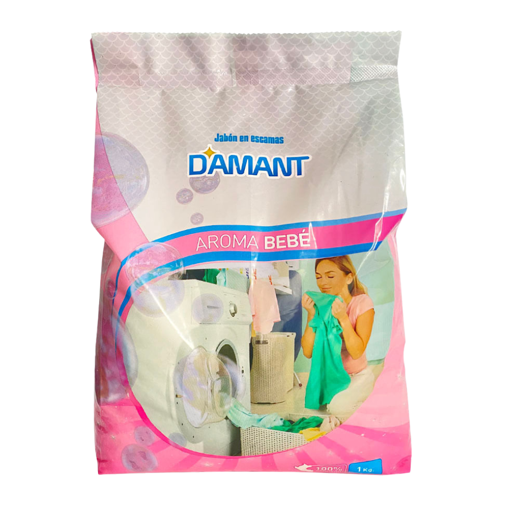 Jabón en Escamas Diamante Aroma Bebe Bolsa 1kg