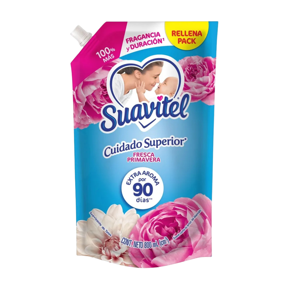 Suavizante Suavitel Fresca Primavera Doypack 800ml
