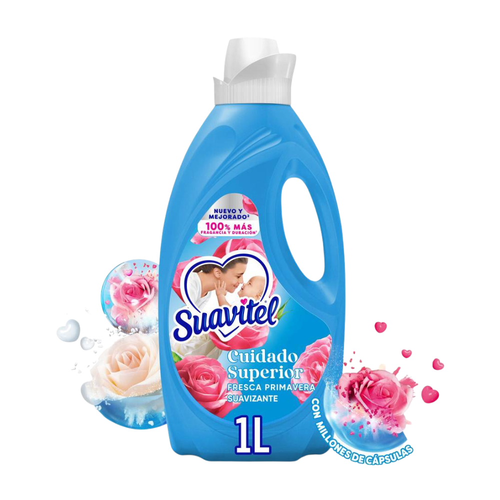 Suavizante Suavitel Fresca Primavera Frasco 1Lt