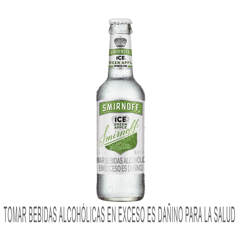 Smirnoff Green Apple Ice Botella 355 ml