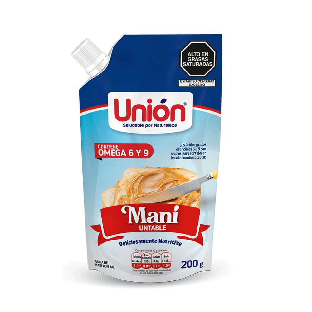 Union Mantequilla Mani Untable 200GR