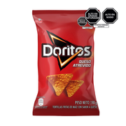 Doritos Frito Lay Sabor a Queso Atrevido Bolsa 190 gr