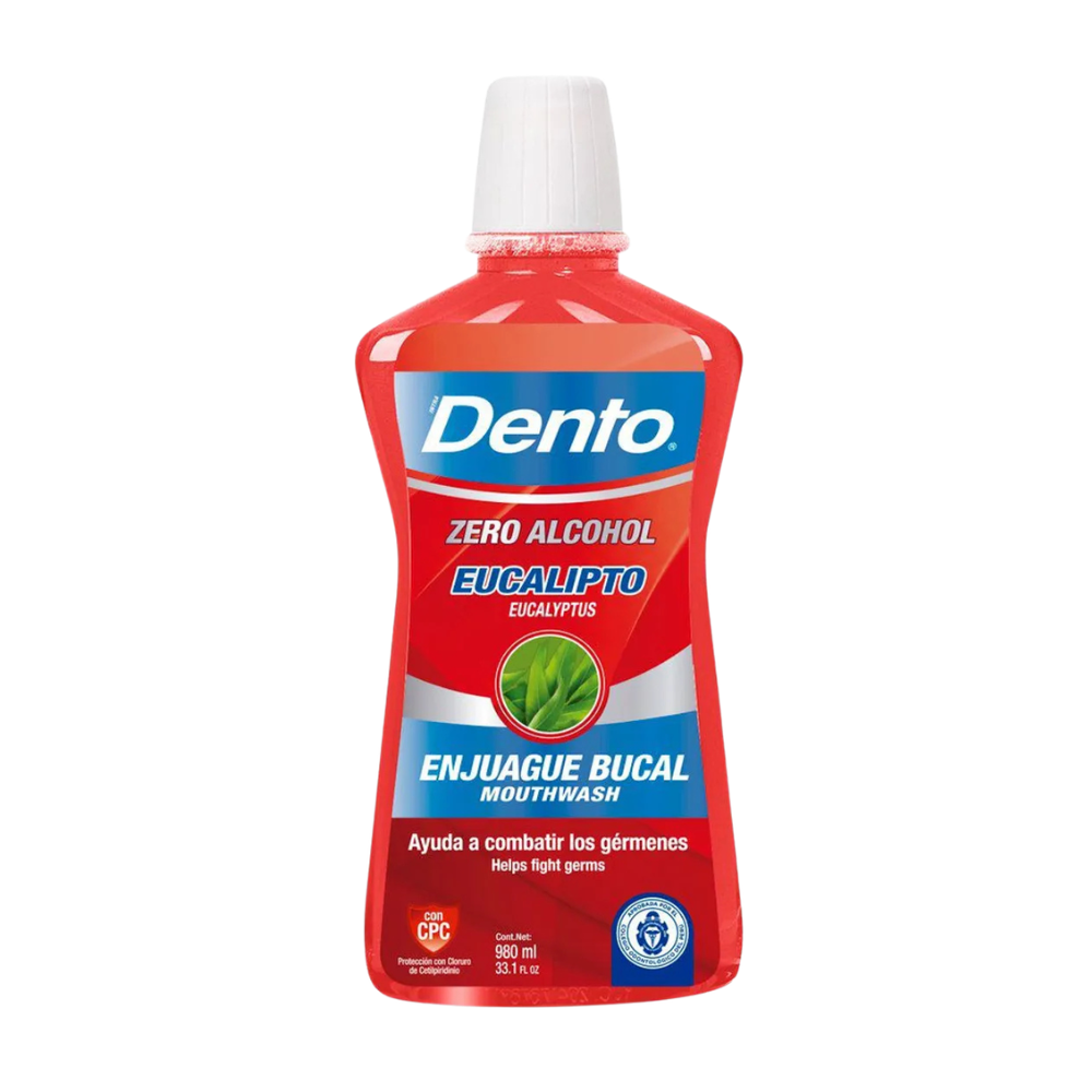 Enjuague Bucal Dento Eucalipto Zero Alcohol 500ml