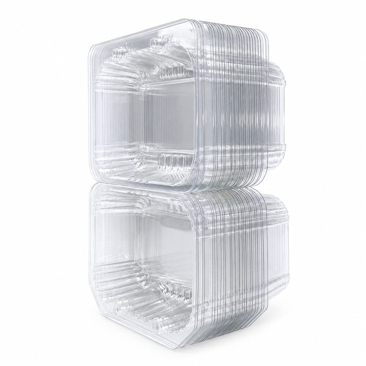 Envase Bisagra Pet Pamolsa 121 Tapa Alta Paquete x 25 un.