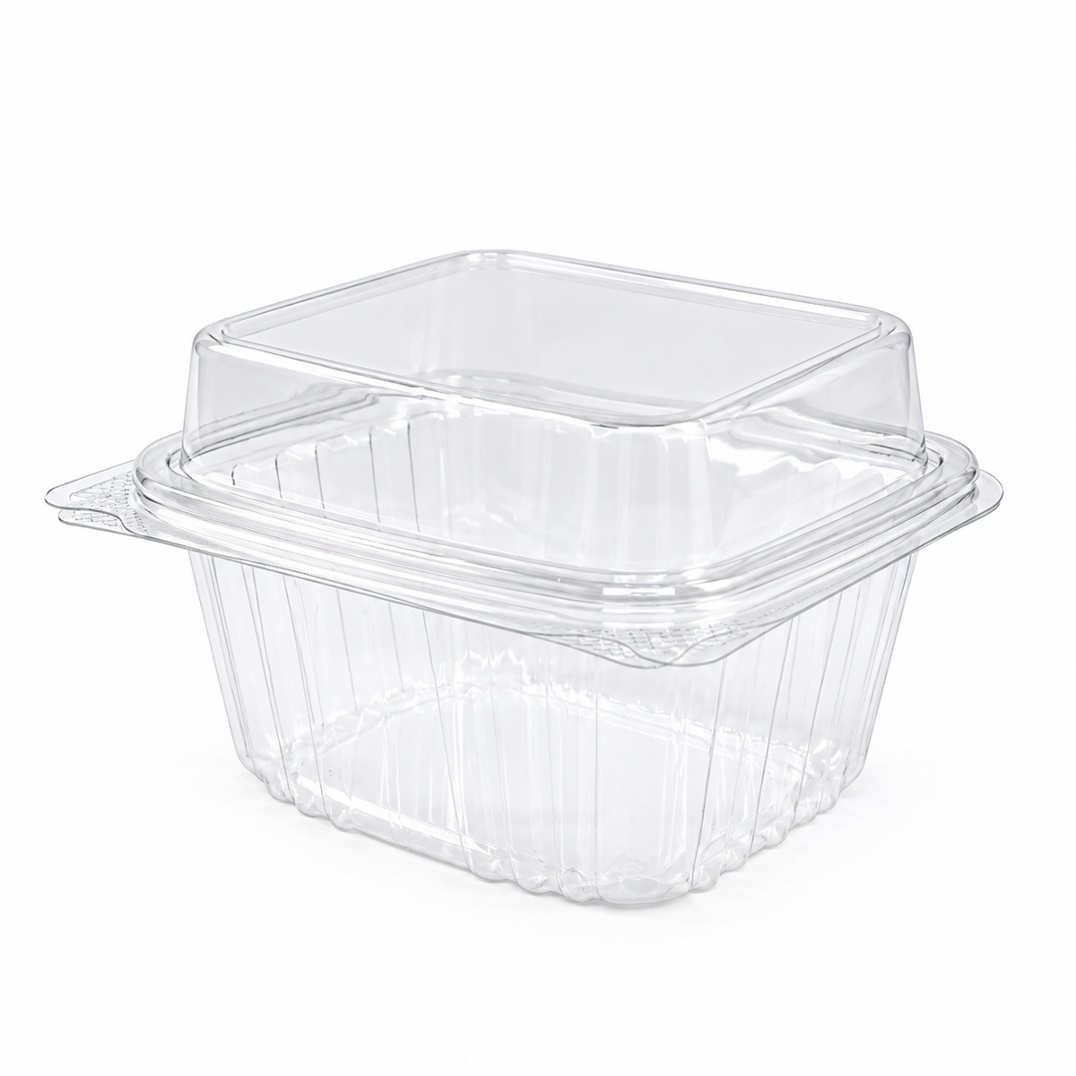 Envase Bisagra Pamolsa Pet con Tapa Baja 16 oz Paquete x 25 un.