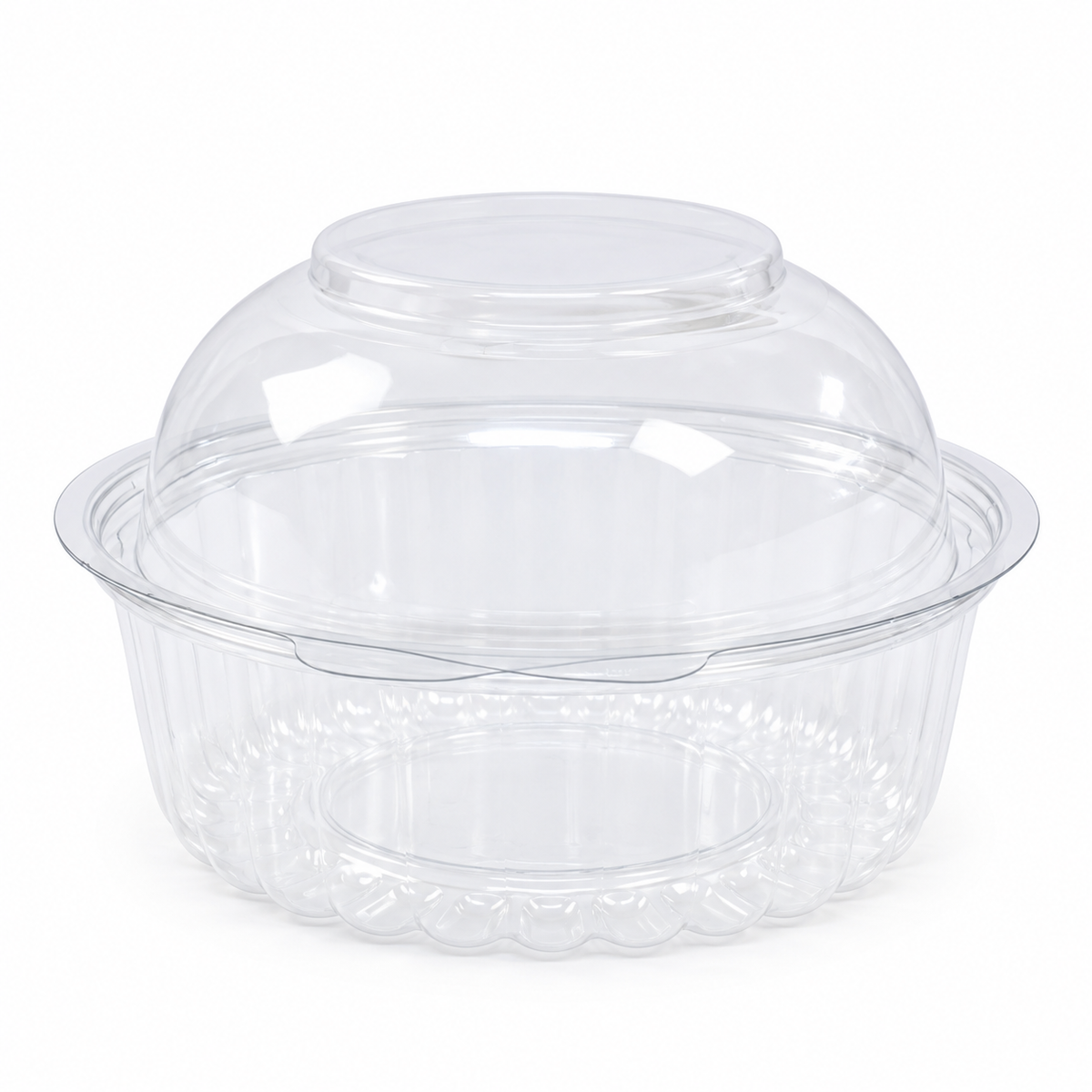 Envase Bisagra SMP Pet con Tapa Alta Transparente Paquete x 25 un.