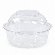 Envase Bisagra SMP Pet con Tapa Alta Transparente Paquete x 25 un.