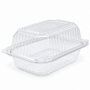 Envase Bisagra SMP Pet con Tapa Paquete x 25 un.