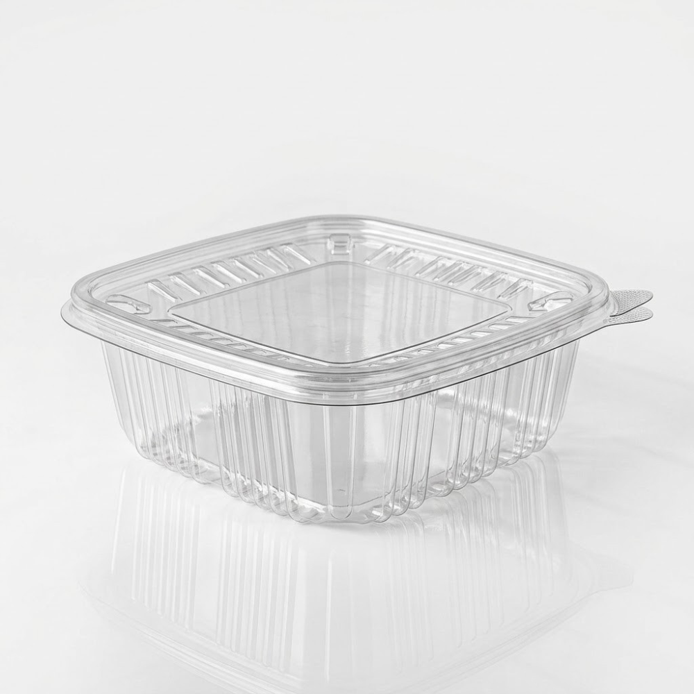 Envase Descartable Hawai Dely Transparente 800ml con Tapa Paquete 25un.