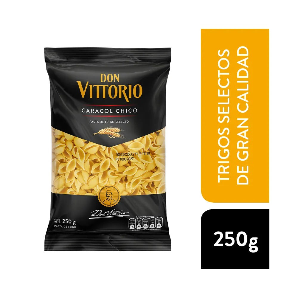 Fideos Don Vittorio Caracol Chico Bolsa 250g