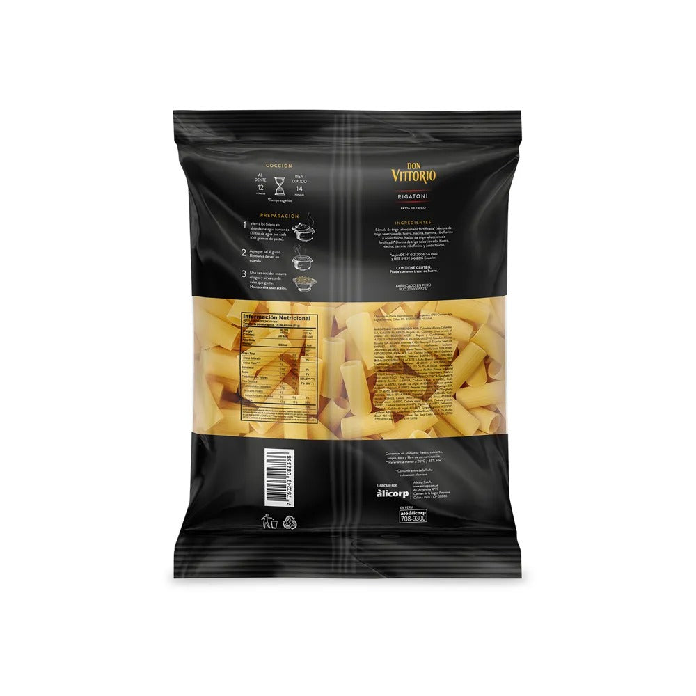 Fideos Don Vittorio Rigatoni Bolsa 250g