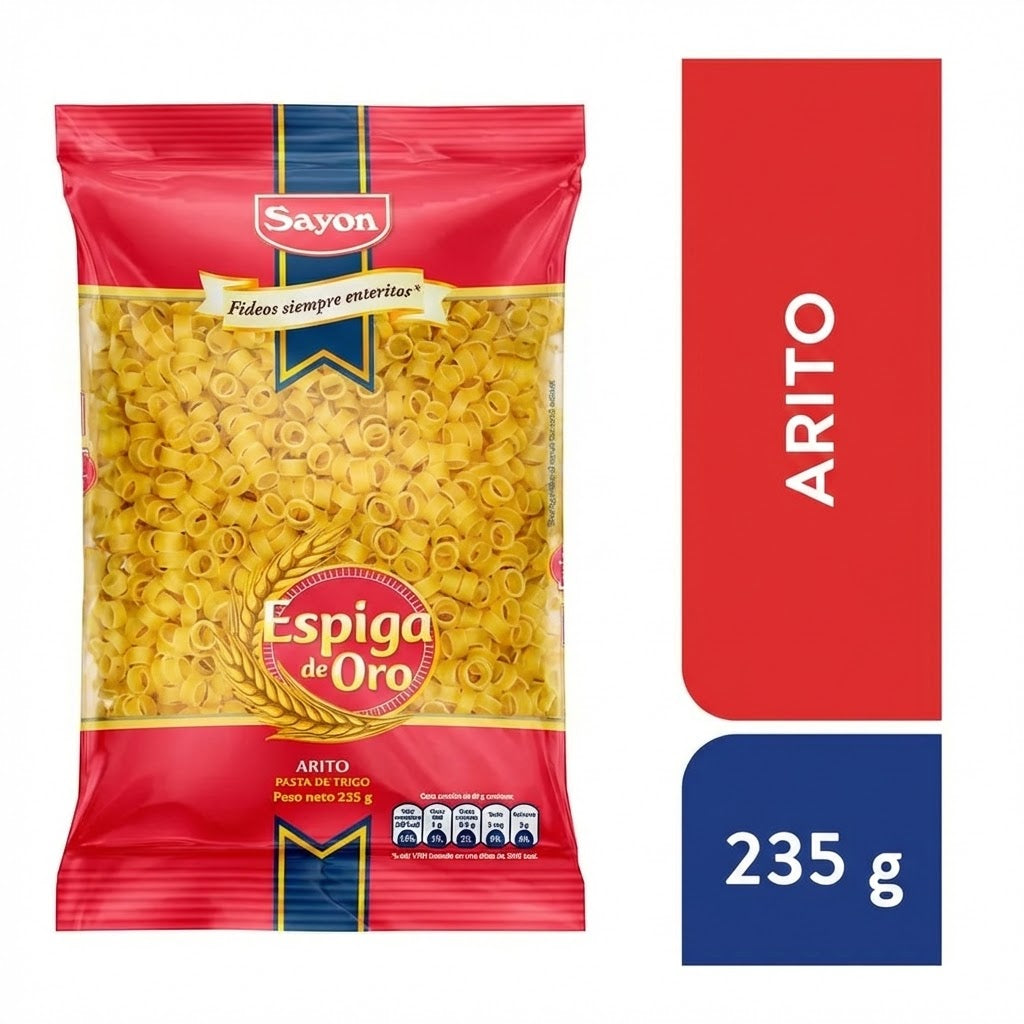 Fideos Espiga De Oro Arito Bolsa 250g