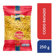 Fideos Espiga De Oro Codo Rayado Bolsa 250g
