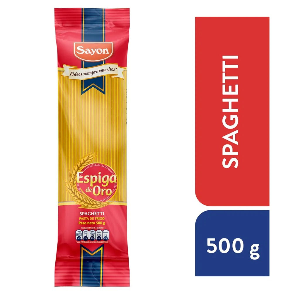 Fideos Espiga De Oro Spaghetti Bolsa 500g