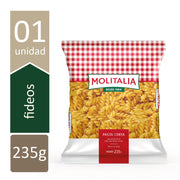 Fideos Molitalia Tornillo Bolsa 235g