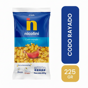 Fideos Nicolini  Codo Rayado 225g