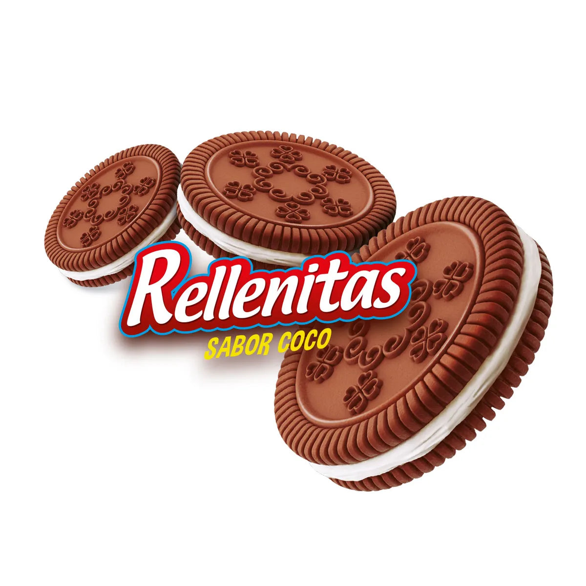 Galletas Gn Rellenitas Sabor Coco Bolsa 8 Und