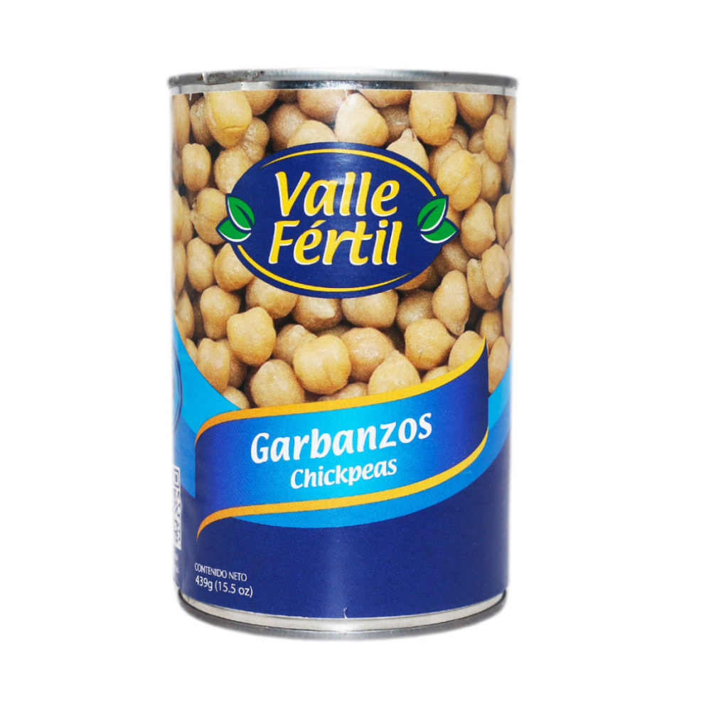 Garbanzo en Conserva Valle Fértil Lata 439gr