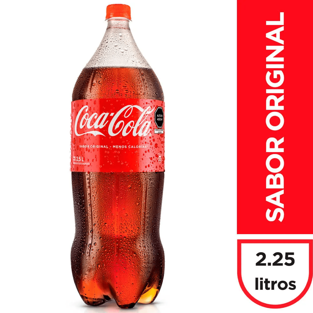 Gaseosa Coca Cola Sabor Origina Botella 2.25L