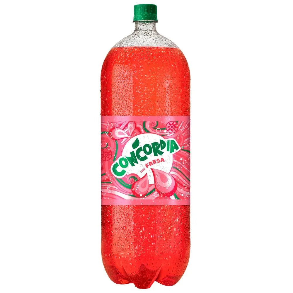Gaseosa Concordia Fresa Botella 3L
