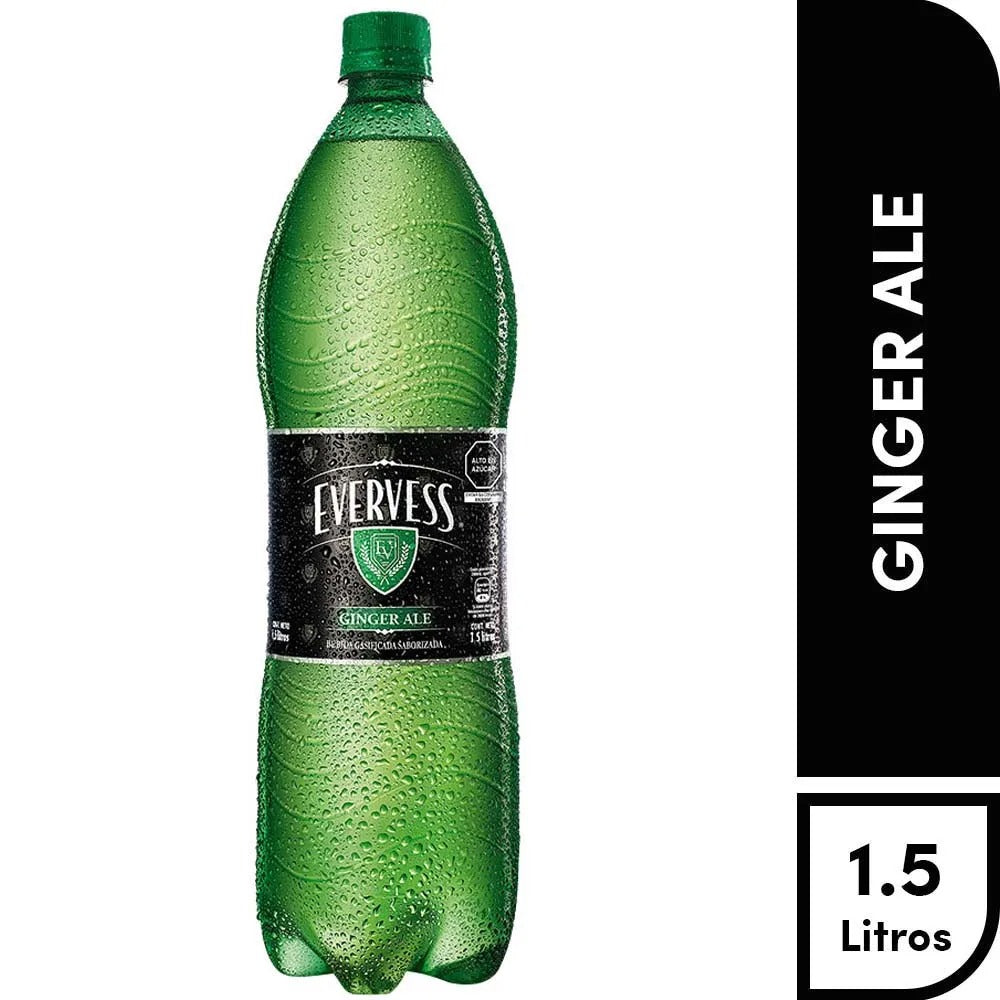 Gaseosa  Evervess Ginger Ale Pet Botella 1.5L