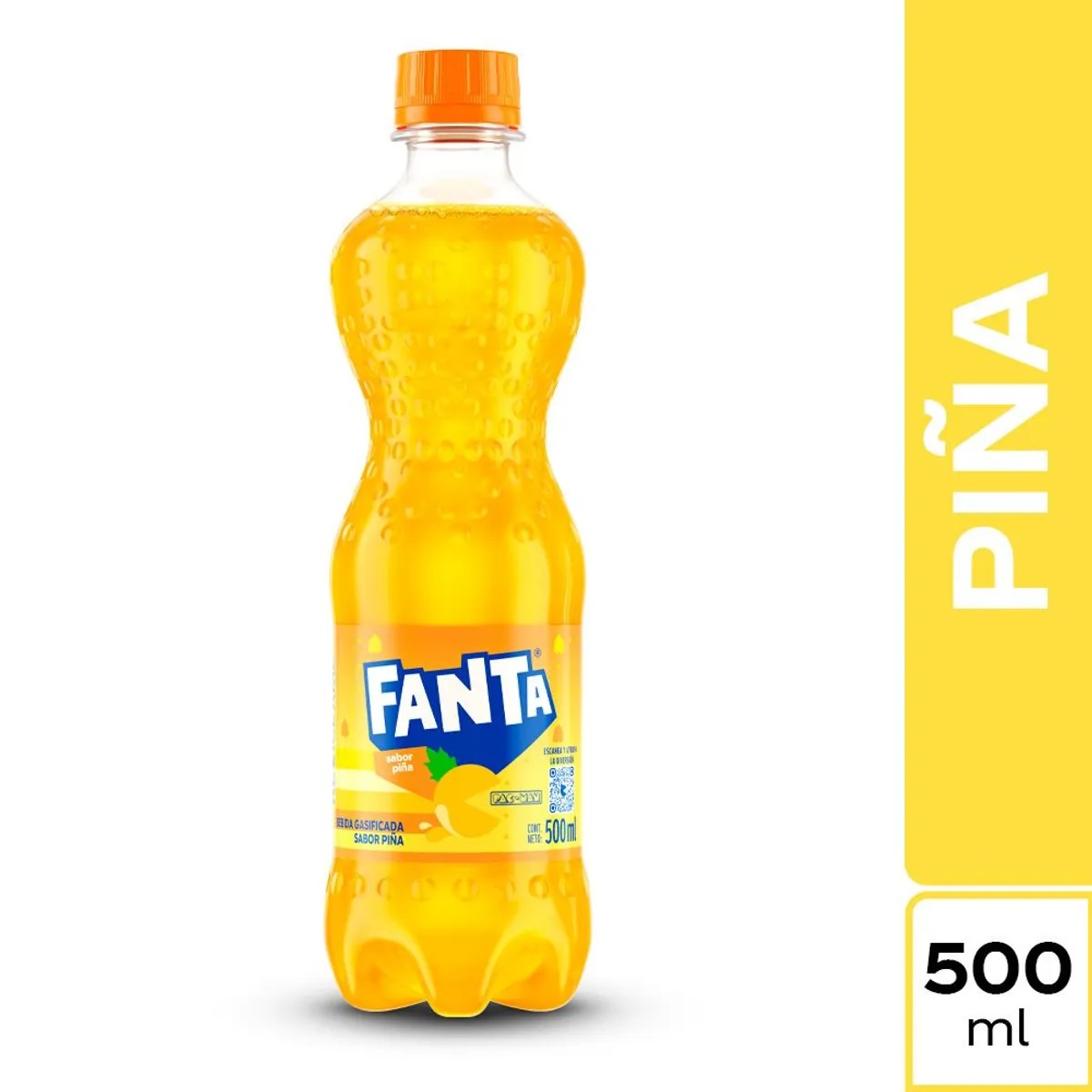 Gaseosa Fanta Piña Botella 500ml