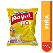 Gelatina en Polvo Royal Sabor Piña Sobre 160gr