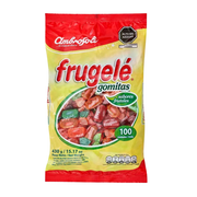 Gomas Dulces Frugele Sabor Limón Naranja Piña Bolsa 430gr 100un.