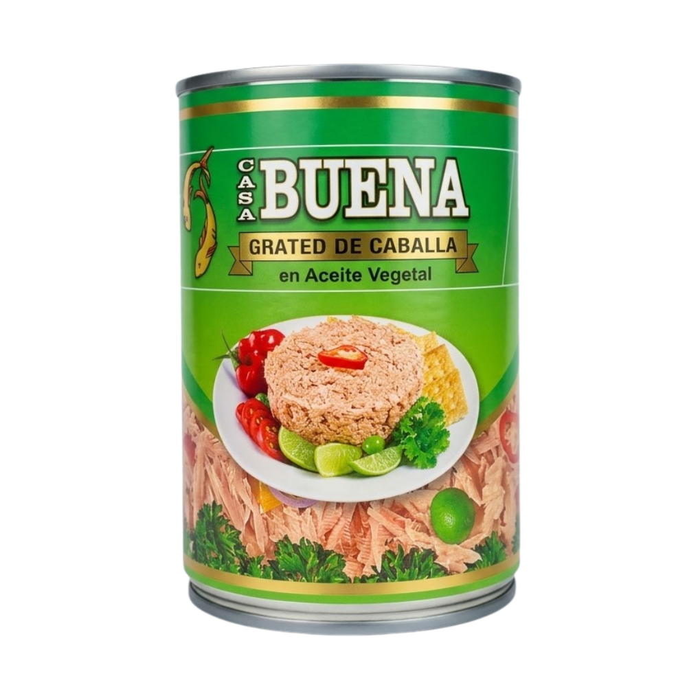 Grated de Caballa en Aceite Vegetal Casa Buena 425gr